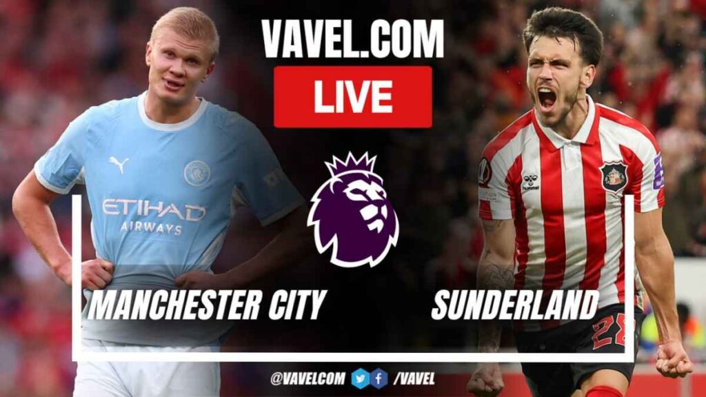 Manchester City vs Sunderland LIVE Score Updates: Brobbey levels it again (2-2) - VAVEL.com