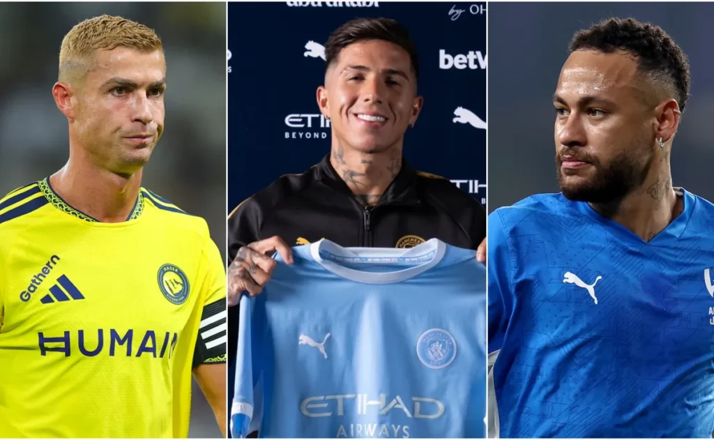 Enzo Fernandez surpasses Cristiano Ronaldo for transfer fees generated, but remains far from Neymar’s record - World Soccer Talk