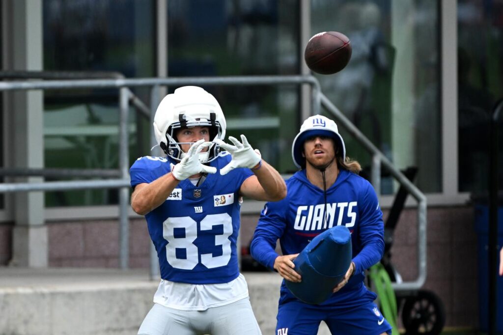 Giants sign wide receiver Dalen Cambre from practice squad with Malik Nabers questionable - New York Post