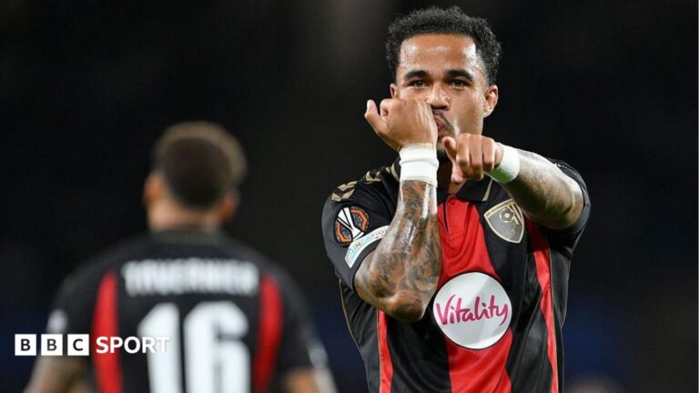 Europa League: Bournemouth flying at Real Sociedad, Palace lead - BBC