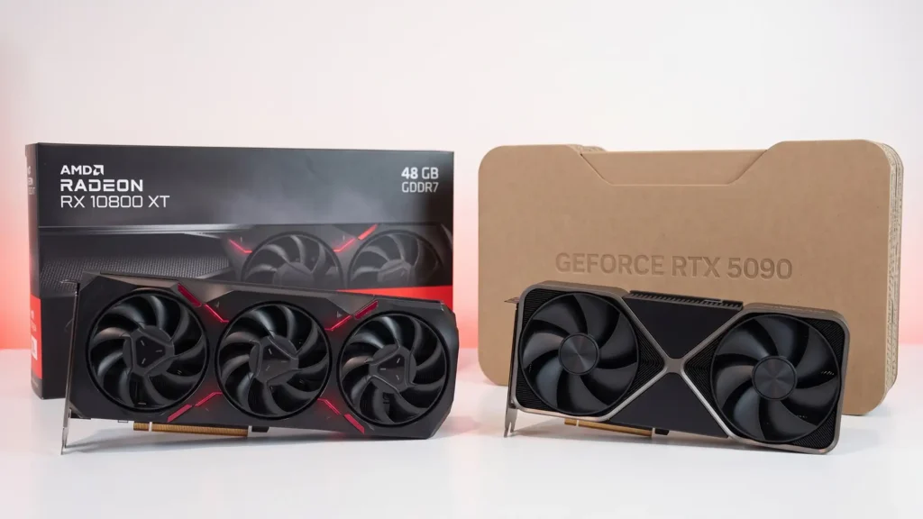 Radeon RX 10800 XT can outperform the RTX 5090 by 15-25% in 4K gaming and local AI - GameGPU
