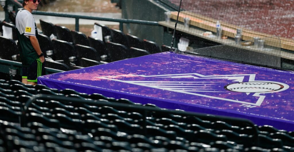 Orioles vs. Rockies Weather Delay - Purple Row