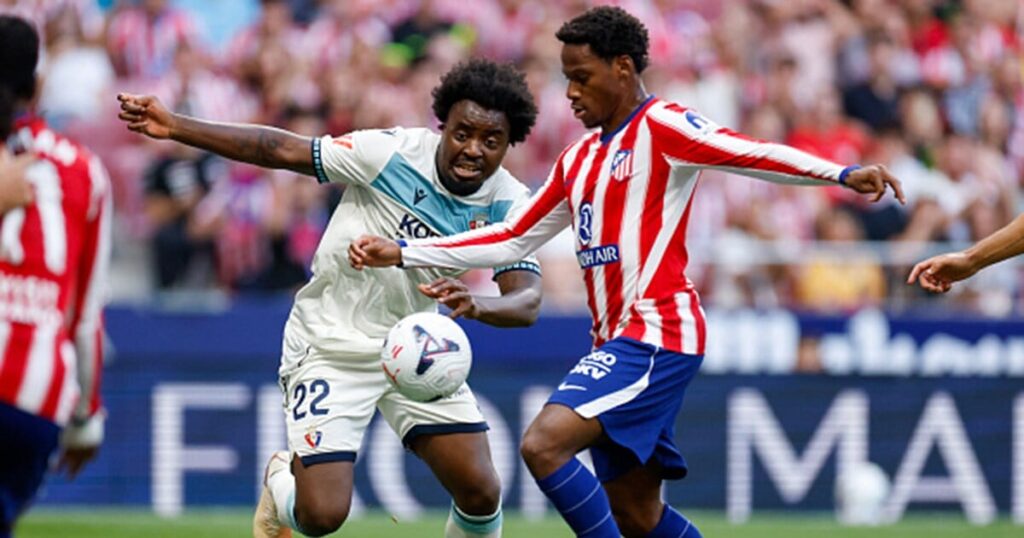 Jonathan David buries his own rebound to collect his second goal with Atletico Madrid - TSN