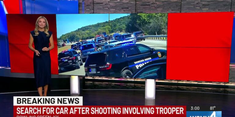 Search for 'armed and dangerous' suspect after trooper-involved shooting in KY - WSMV