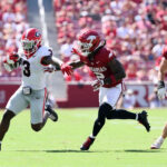 The latest on Georgia football RB Nate Frazier's injury vs. Arkansas - Yahoo Sports