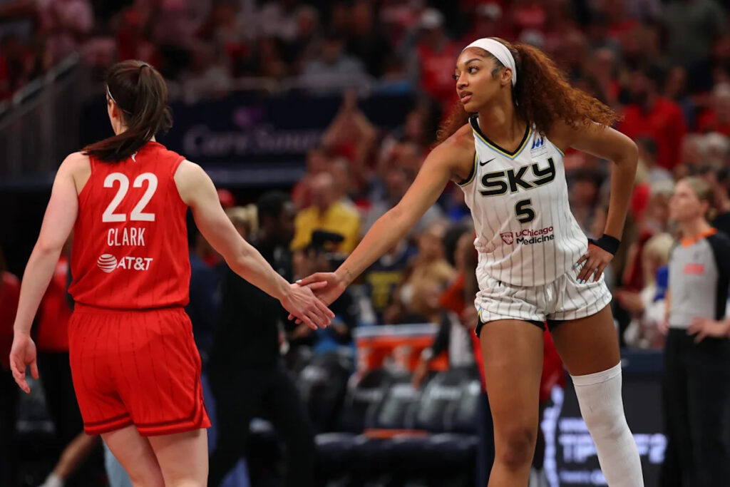 Angel Reese once said there’s one thing WNBA fans ‘don’t know’ about her and Caitlin Clark - Yahoo Sports