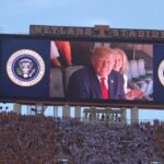 Trump All Smiles as College GameDay Crowd Cheers His Arrival in Tennessee - Yahoo News UK