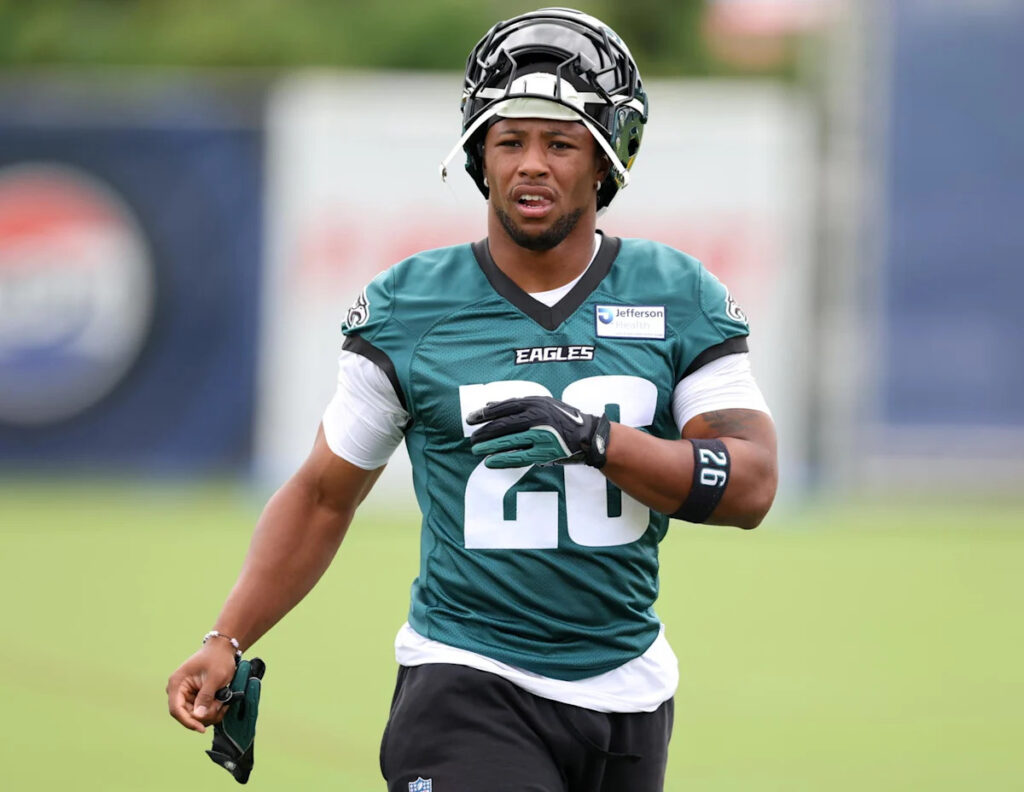 Eagles' Saquon Barkley Drops Almost 50 Spots in ESPN Top-100 2026 Player Ranking - Yahoo Sports