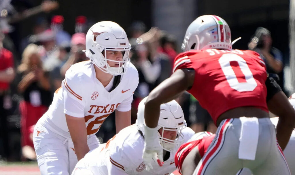 Arch Manning ‘excited’ for another chance against Ohio State - Yahoo Sports