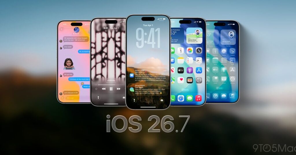 iOS 26.7 now available for iPhone, here’s what’s new - 9to5Mac
