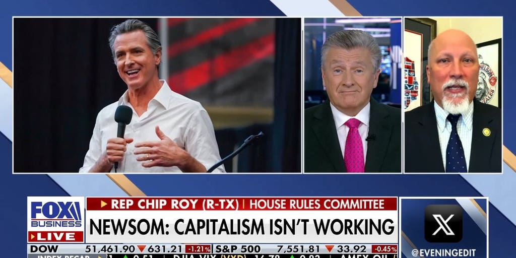 Newsom slams capitalism he says is ‘not working’ - Fox Business