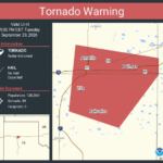 Tornado Warning continues for Amarillo, Palisades and Pullman, Texas until 9:00 p.m. - cedarnews.net
