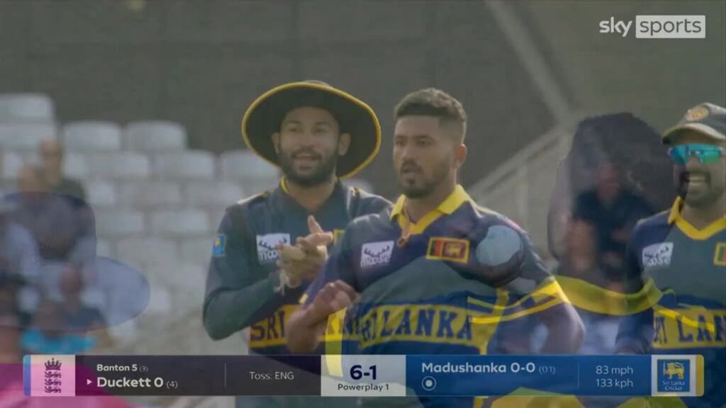 England vs Sri Lanka: Ben Duckett out for a duck as Sri Lanka strike early on - Sky Sports
