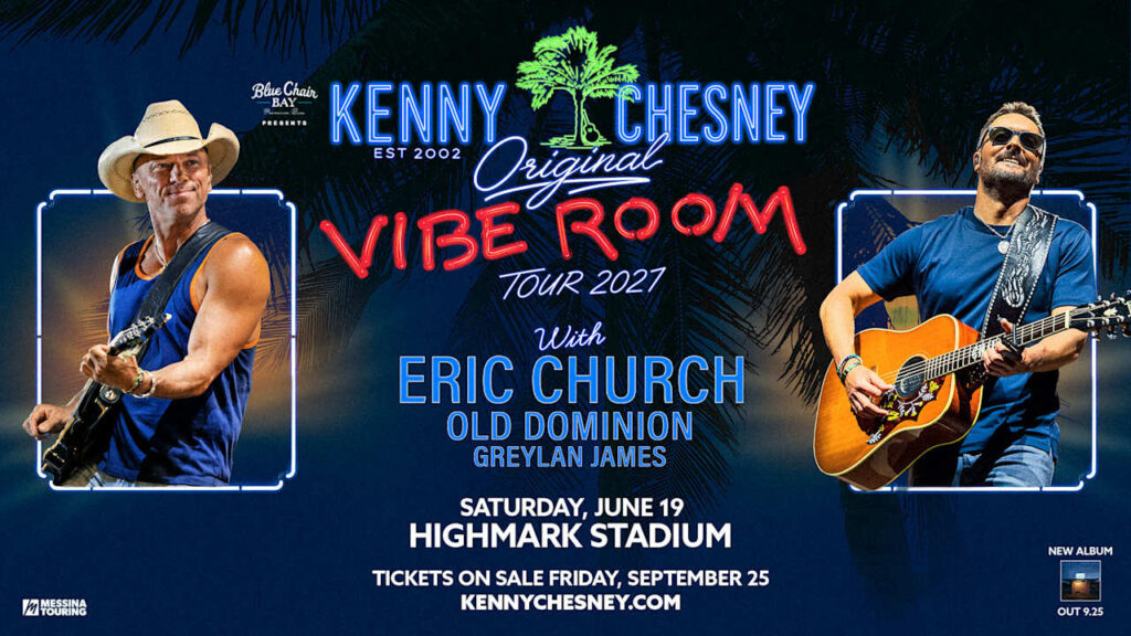Kenny Chesney is bringing the Vibe Room to Highmark Stadium - Buffalo Bills
