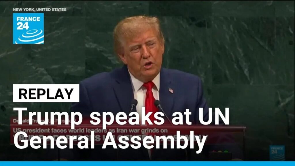 REPLAY: Trump defends Iran war, attacks ICC in UN speech - Modern Ghana