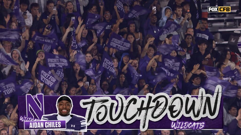 Aidan Chiles runs for 1-yard TD, giving Northwestern lead over Colorado - FOX Sports