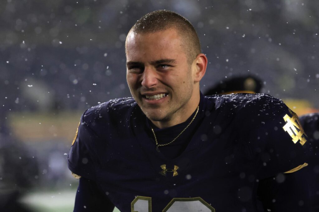 Notre Dame QB CJ Carr: NIL Deal, Family, Girlfriend & NFL Draft Predictions - heavy.com