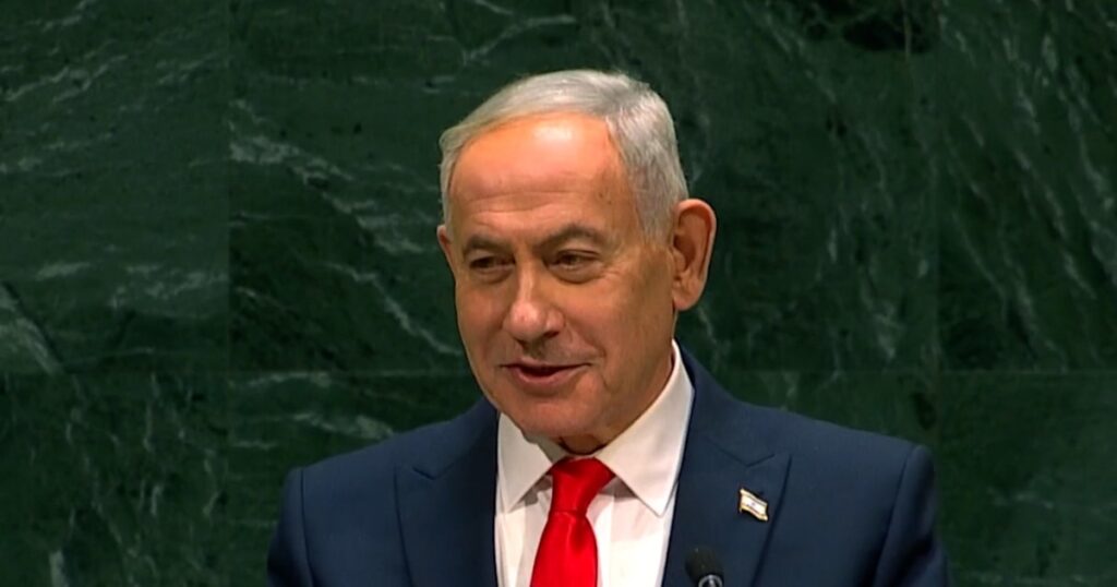U.N. delegates walk out as Netanyahu begins his address - NBC News