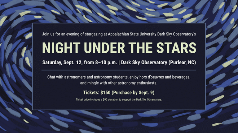 App State’s Dark Sky Observatory Hosts Night Under the Stars Sept. 12 - WataugaOnline.com