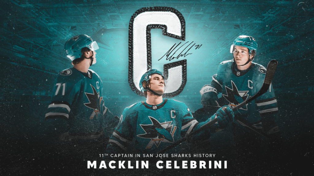 San Jose Sharks announce Macklin Celebrini as 11th full-time captain - NHL.com