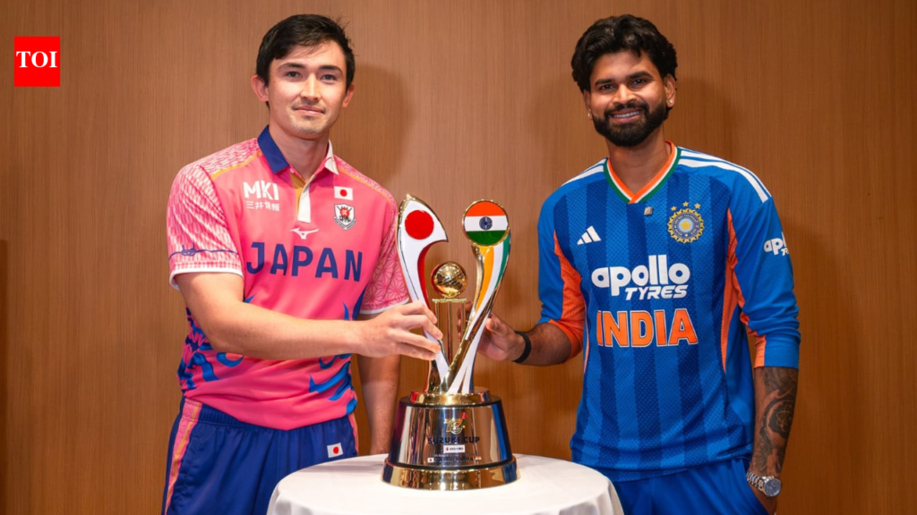 India vs Japan Live Score, T20I: Japan push India to the brink before Shreyas Iyer's side win by two runs - The Times of India