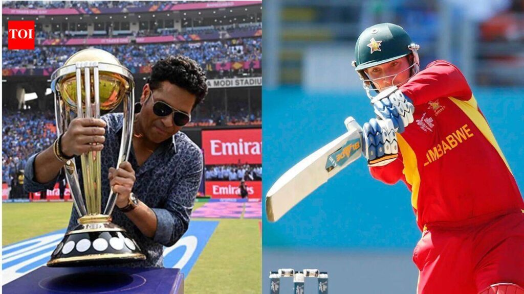 Sachin Tendulkar's ODI record broken: Zimbabwe's Brendan Taylor makes history vs Australia - The Times of India