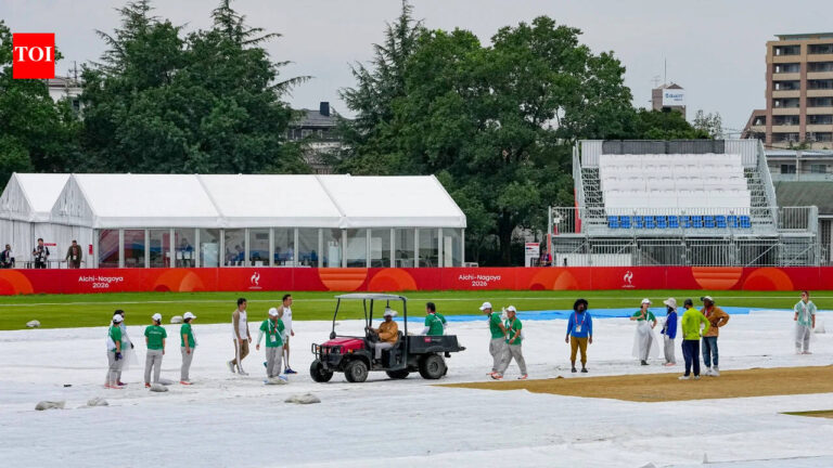Defending Champions India through to Asian Games semi-final as rain washes out quarter-final against Afgh - The Times of India