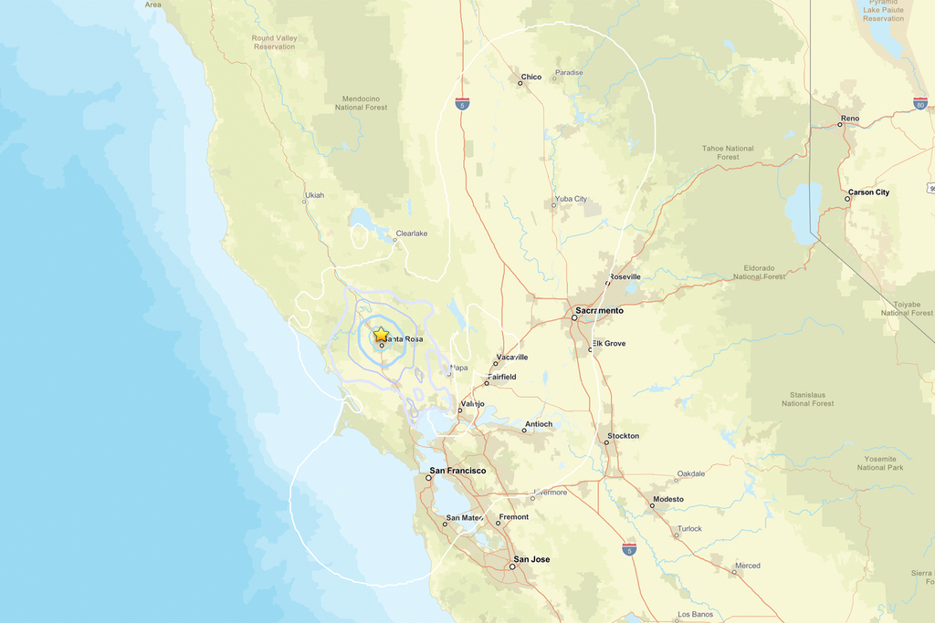Preliminary magnitude 3.5 earthquake strikes near Santa Rosa - SFGATE