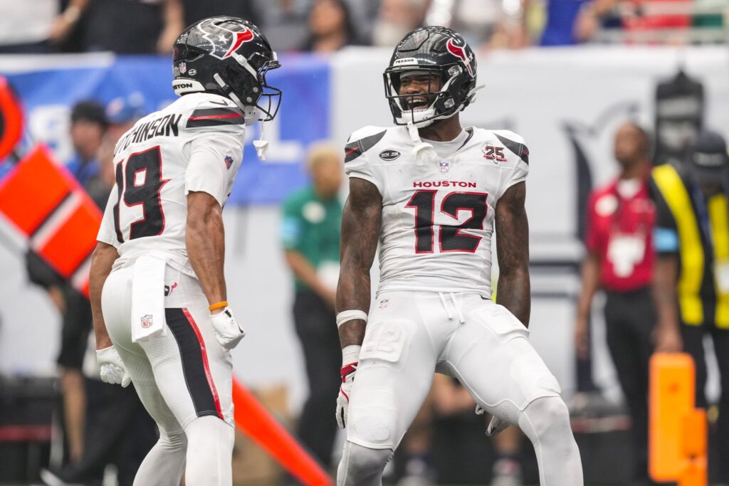 Texans wide receiver Nico Collins slowed by hamstring injury - Houston Chronicle