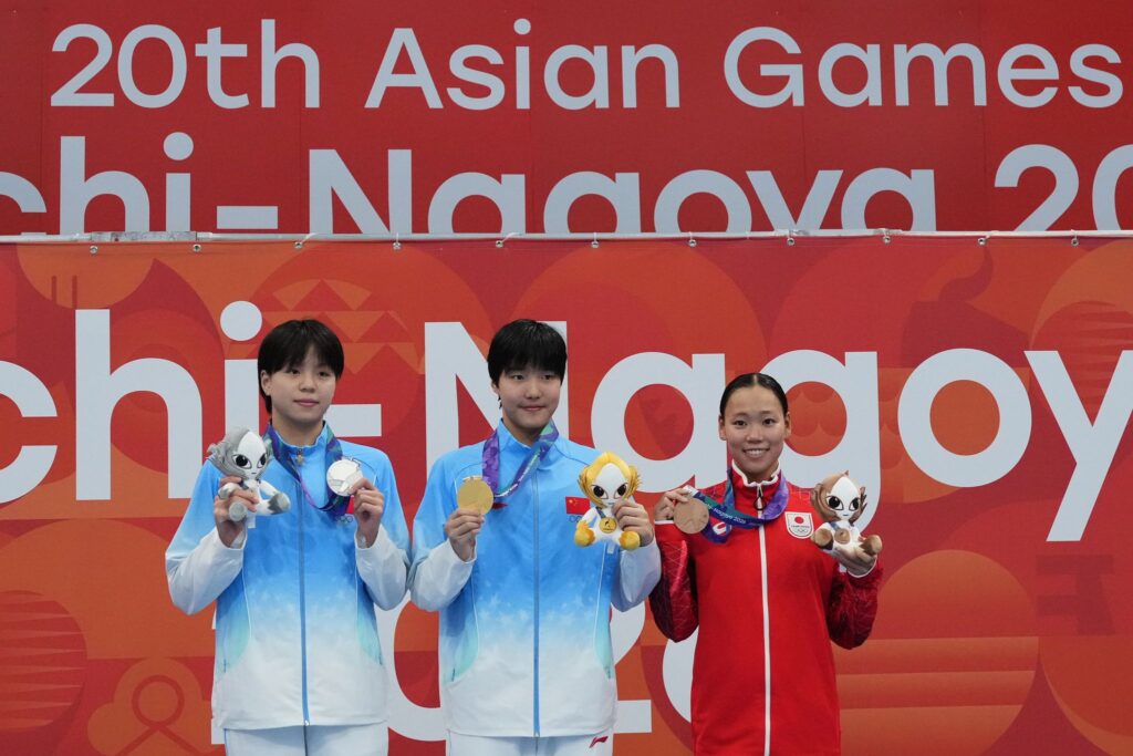 Chinese 13-year-old Yu Zidi starts quickly in the pool at the Asian Games - houstonchronicle.com