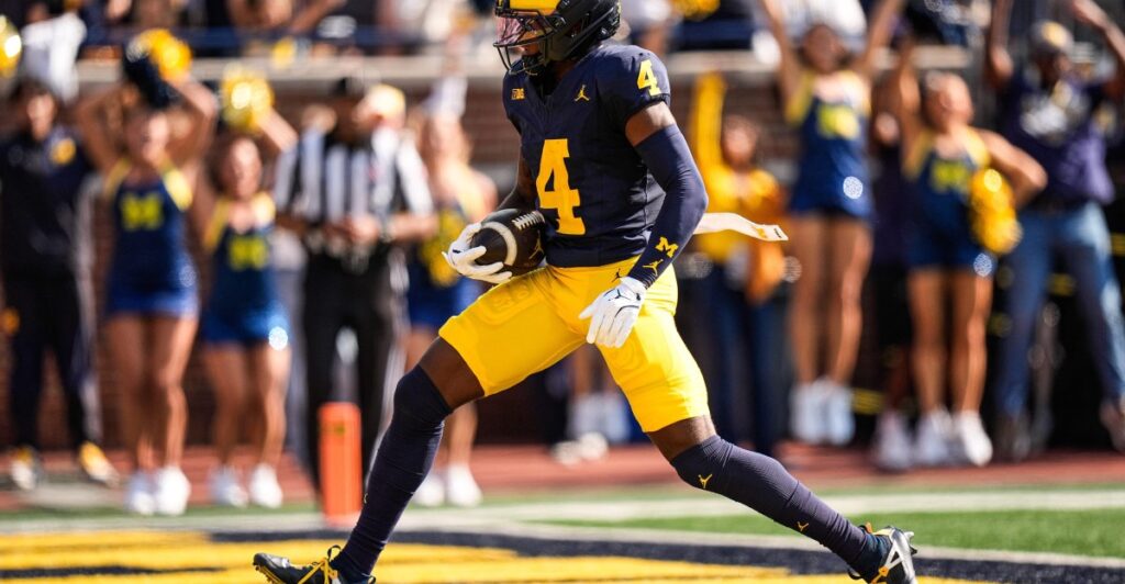 ELITE WR recruit locks in Michigan Football visit for Oklahoma game - Maize n Brew