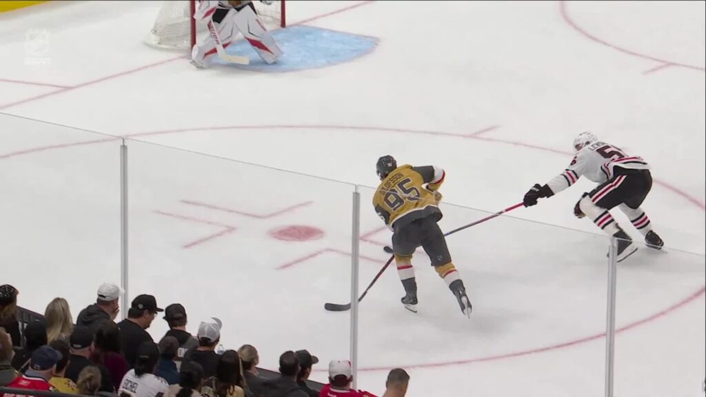 CHI@VGK: Olofsson scores PPG against Spencer Knight - NHL.com