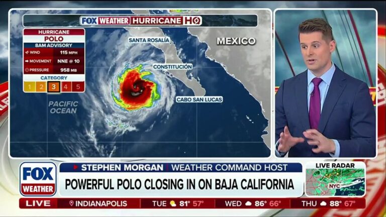 Tropical Storm Rachel forms behind Hurricane Polo, targeting Mexico - FOX Weather