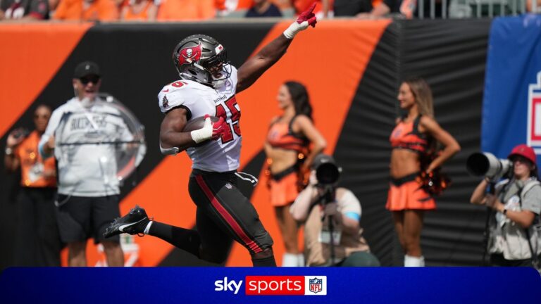 NFL: Josiah Trotter scores on debut after pick six on Joe Burrow - Sky Sports