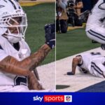 NFL: Player leaves game after teammates' unfortunate landing! - skysports.com