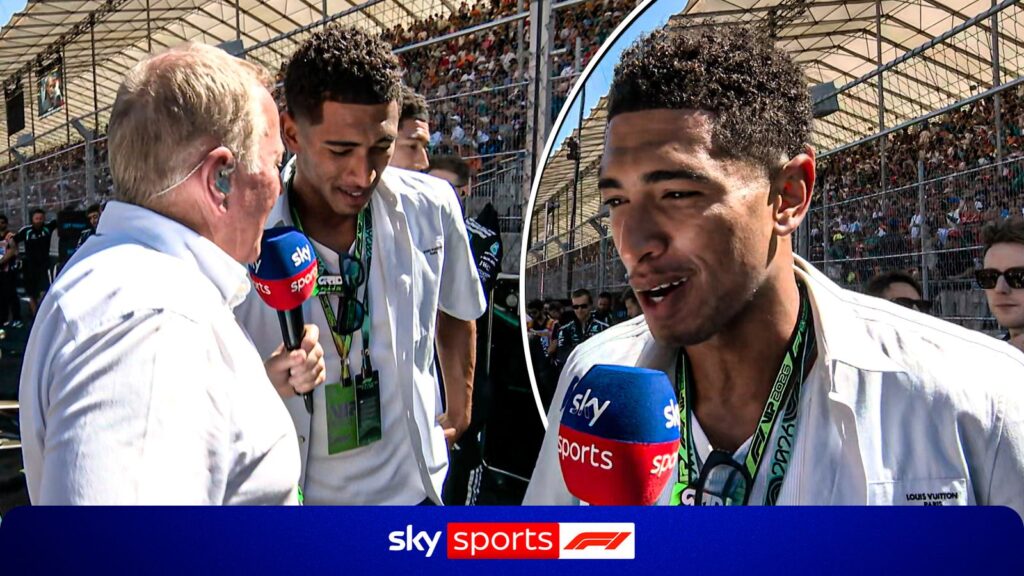 F1: Jude Bellingham chats Real Madrid's season so far at Spanish GP! - Sky Sports