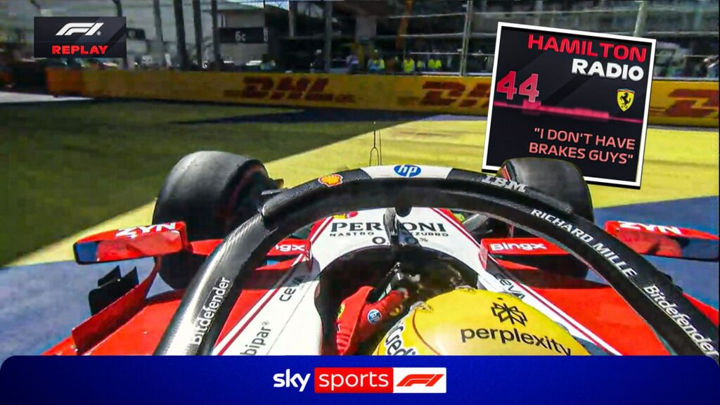 Spanish Grand Prix: Lewis Hamilton forced to retire after brake issue in Madrid - skysports.com