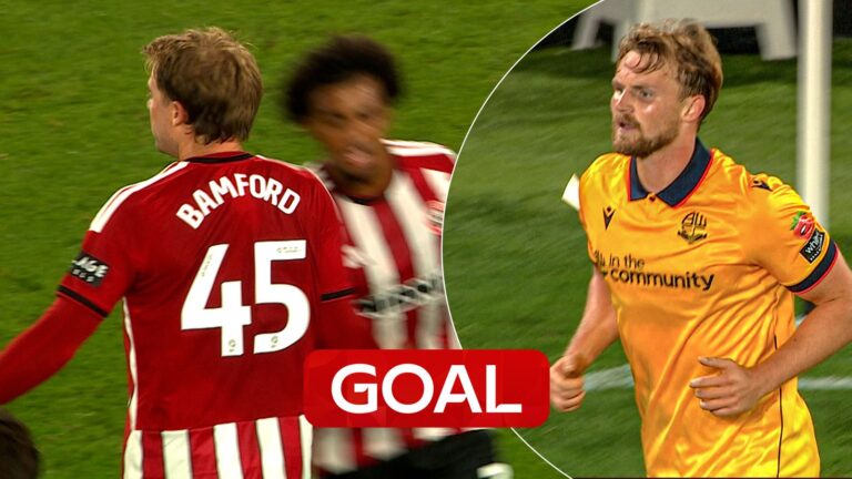 Sheffield United 2-2 Bolton: Patrick Bamford hits back after Sam Dalby's goal for Bolton - skysports.com