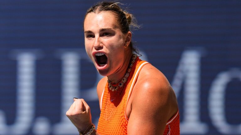 US Open 2026: Aryna Sabalenka edges into semi-finals with three-set win over Linda Noskova - Sky Sports