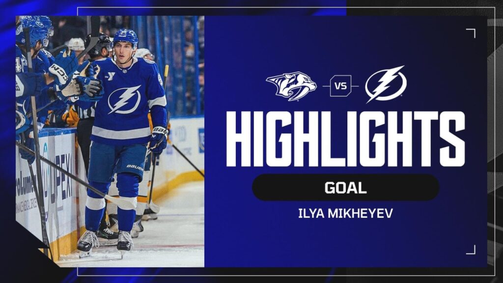 TBLvsNSH | Mikheyev scores in Bolts debut - NHL.com
