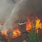 Crews respond to massive fire at Lochmoor Club in Grosse Pointe Woods - CBS News