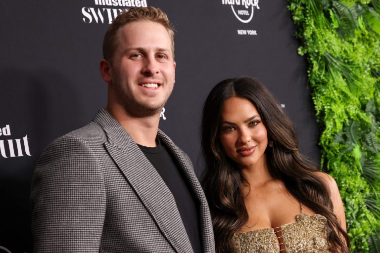 Detroit Lions Star Jared Goff Supports Wife Christen’s Swimsuit Modeling - heavy.com