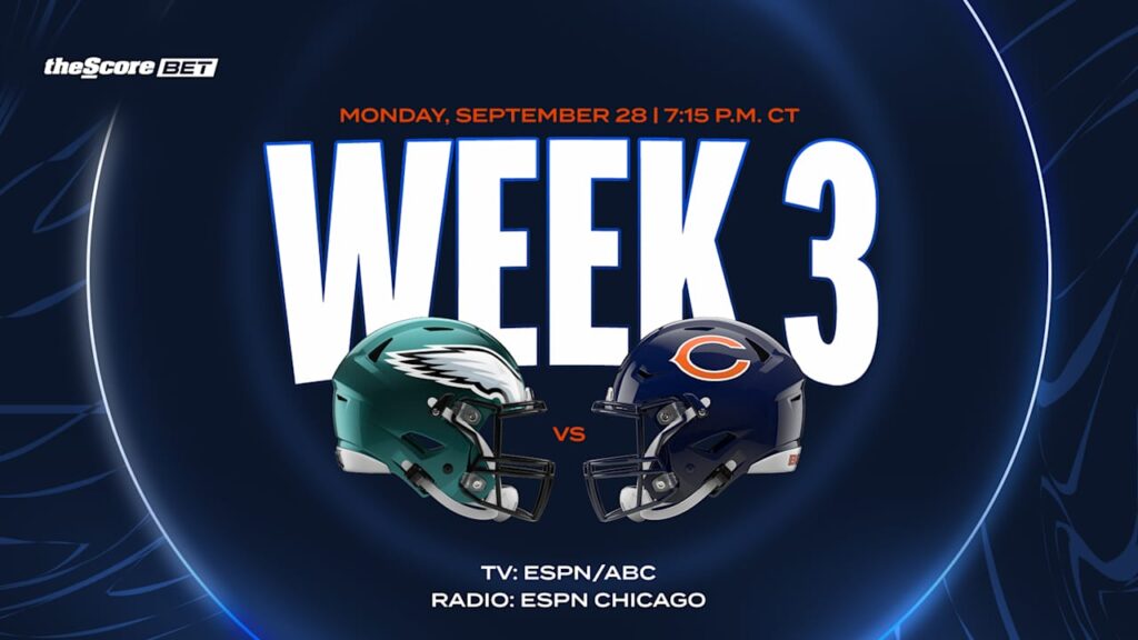 How to watch, listen to, stream Bears-Eagles Week 3 Monday Night Football game - Chicago Bears