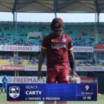 IND vs WI 2026, 2nd ODI: Keacy Carty Wicket - BCCI
