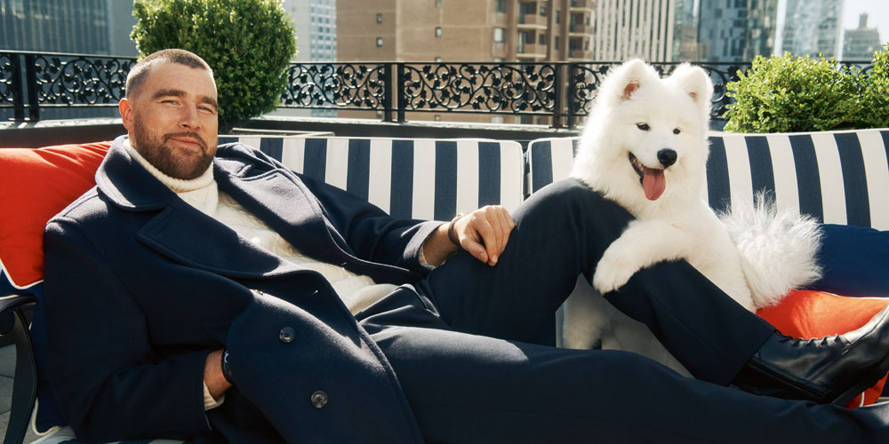 Travis Kelce Stars in Tommy Hilfiger's New Campaign Alongside His Dog with Taylor Swift (& Lots of Other Celeb Guests)! - Just Jared