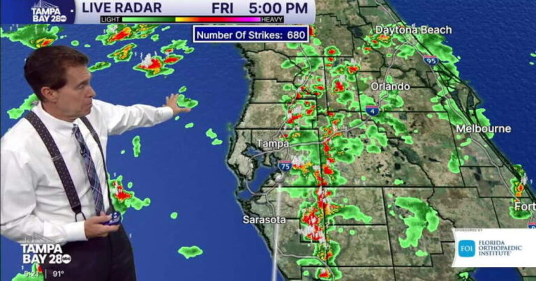 Forecast: Will the Bruno Mars concert be a washout in Tampa this weekend? - Tampa Bay 28