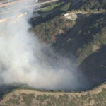 Bel-Air brush fire off 405 threatens homes and Getty Center - Los Angeles Times