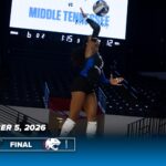 Volleyball Keeps Momentum, Defeats South Alabama at Belmont Invitational - Middle Tennessee State University Athletics
