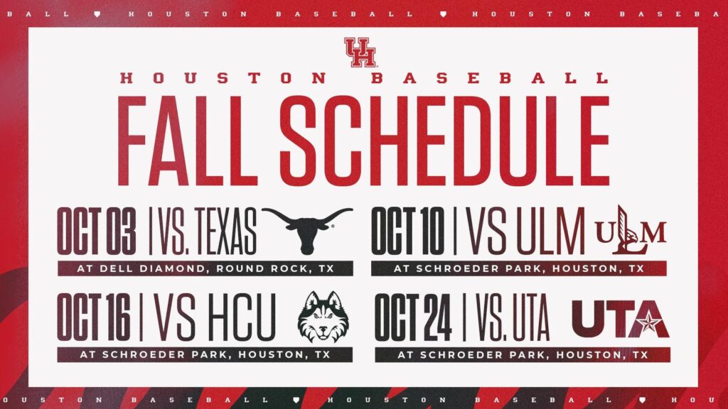 Houston Baseball Announces Full Fall Slate - uhcougars.com