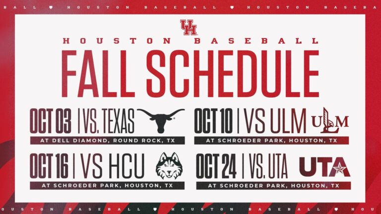 Houston Baseball Announces Full Fall Slate - uhcougars.com